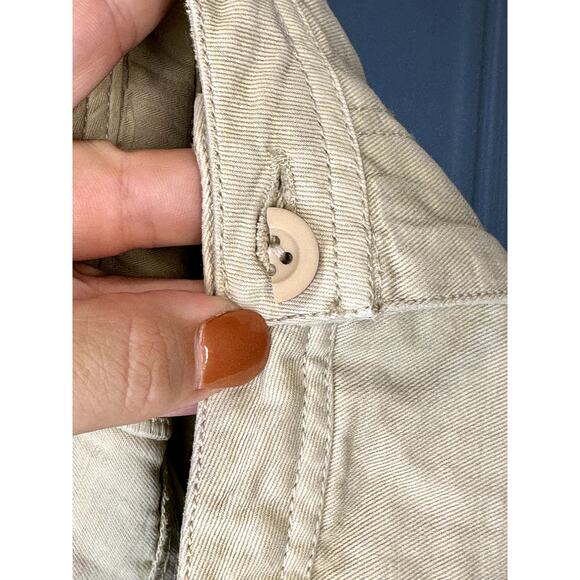 Free People NWT Pleated Khaki Short sz8 - Picture 3 of 7